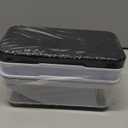 Ice Trays for Freezer with Lid & Bin, Ice Cube Tray Making 64 pcs Ice Cubes, Easy Press to Release Ice, Ice Tray with Storage Bin Chilling Cocktail Whiskey Coffee 2 Trays 1 Ice Bucket & Scoop (Black)