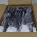 6 Pcs 4x4 Fence Post Anchor Ground SpikeInner Size 3.6"x3.6" 16" Black Powder CoatedMailbox Post Anchors, for Deck,Fence,Railing,Mailbox..