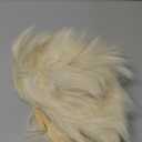 FantaLook Short Blonde Wig with Goatee for Halloween Cosplay Party