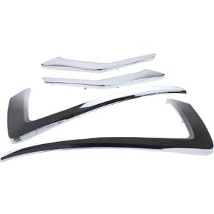 4Pcs Front Left Right Upper Lower Bumper Grille Molding for Mitsubishi