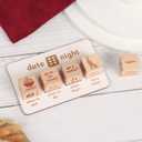 Date Night Dice Ideas: Decision Making for Couples, Romantic Wooden Deluxe Gifts for Him Her Boyfriend Girlfriend Wife Husband. Perfect for Anniversary Bridal Shower Valentine's Day Birthday Wedding