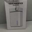 Dehumidifier, PLUSCENT Dehumidifiers for Home with Drain Hose, 1000 sq.ft Dehumidifier for Basement Bathroom Bedroom and Closet, with 88 OZ Water Tank
