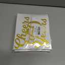 2 x 50th Anniversary Decorations Include Cheers to 50 Years Gold Glitter Banner,Cake Topper,Large 32" Foil Number Balloons,Latex Balloons,50th Birthday Party Decorations