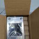 Muzata Cable Railing Post 36 Inch 36"x2"x2" Level Drilled Surface Mount Brushed T304 Stainless Steel Cable Railing System Kit Indoor Outdoor with Paper User Guide PS01 LH4S