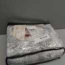 Capslpad 2x8 Grey Abstract Hallway Runner, Ultra Soft Fabric Washable Runner Rug, Non-Slip Rubber Backing, Stain Resistant Low Pile Runners for Hallways, Kitchen, Entryway, Bedroom, Laundry