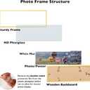 JCJMY 12x30 Picture Frame with 9x27 Mat, Display Photo 9x27 with Mat or 12 x 30 Without Mat, Wall Hanging Large 12 by 30 Poster Frame with Plexiglass, Gold