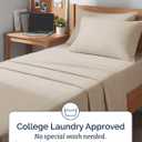 Extra Deep Twin XL Sheet Set - 4 Piece Breathable and Cooling Sheets - Hotel Luxury Bedding for Women, Men, Kids & Teens - Easy & Secure Fit - Soft, Wrinkle Free and Comfy - Extra Deep Pockets - Wheat