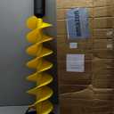 PPOLB Ice Auger Bit, 8'' Ice Augers for Ice Fishing, Ice Fishing Auger with Universal Adapter & Top Plate