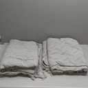 HOMERILLA Sectional Couch Covers for Sectional Sofa L Shaped Sofa Cover Blanket 2 Pieces L Shape Furniture Protector for Pets Dogs (Light Grey, X-Large)