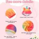 ALVABABY Christmas Baby Bunting Bodysuit with Hood, Romper Jumpsuit Animal Costume Outfit, Soft Warm Onesize Newborn Toddler (0-3 Months, Colorful Little Monster)