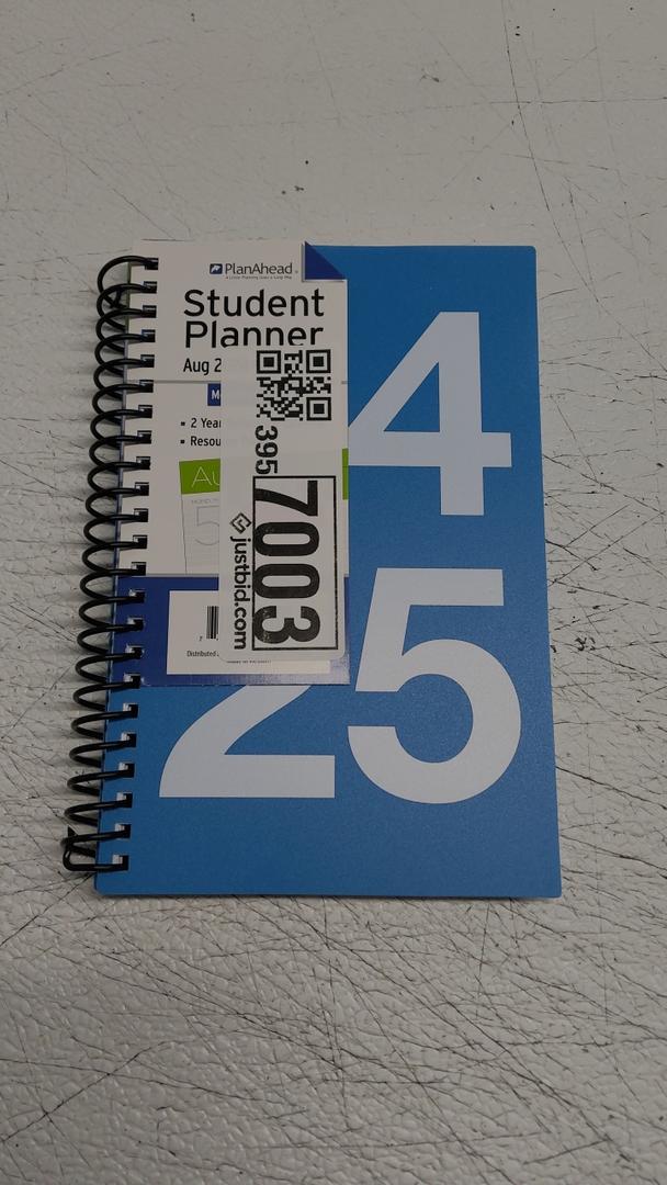 PlanAhead Student Planner Aug 2024- July 2025 Blue