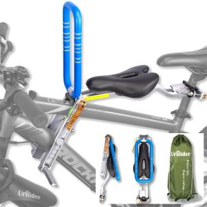 Child Bike Seat, Front Mount Kids Bike Seat,Fit Mountain Bikes, Cruiser Bikes, Folding Bikes, Ultra Light,Portable, Tool-Free, Quick-Release,Toddler Bike Seat for 2-6 Years(up to 60lbs)