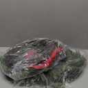 2 Pcs Light Up Christmas Norfolk Pine Wreaths with Bow 20 Inch Lighted Real Touch Xmas Wreaths LED Artificial Realistic for Indoor Outdoor Windows Porch Wall Home Decor(Gold Bow,Classic)