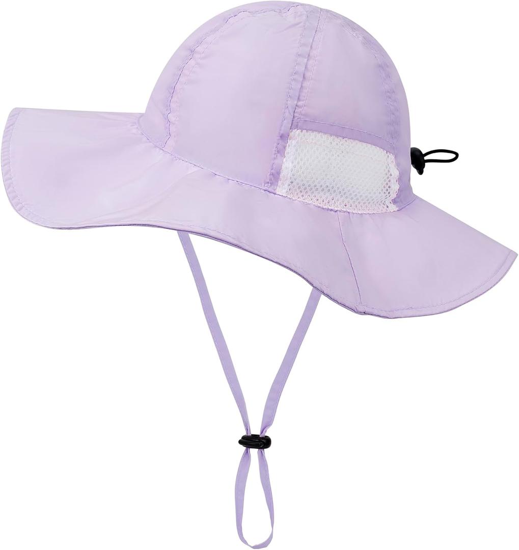 Kids Bucket Hat UPF 50+ Sun Hats for Toddler Beach Hat Boys Girls Wide Brim Kids Fishing Safari Hat Outdoor