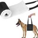 Soft Support Harness Lifting Sling - Mobility Aid for Medium Large Senior Dogs With Weak Legs - Front Rear Leg Support for Surgery Rehabilitation