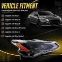 Right Headlight Assembly Compatible with Altima SV/S/SR 2023-2025