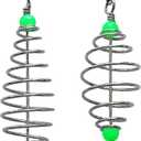 Spring Carp Fishing Feeder: 20pcs Heavy Duty Steel Bait Cage Carp Fishing Equipment