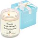 2 x 30th Birthday Gifts for for Women Men, 1995 30th Birthday Decorations for Her, Him, 30 Year Old Gift Ideas for Sister, Daughter, Friend, Brother, Coworker, Soy Wax Lavender Scented Candle