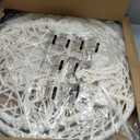 SONGMICS Hanging Chair, Hammock Chair with Large, Thick Cushion, Boho Swing Chair for Bedroom, Patio, Balcony, Garden, Holds up to 264 lb, Accessories Included, Cream White UGDC042M01