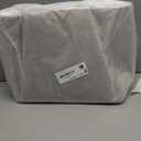 Work Tote Bags for Women 15.6 Inch - Laptop Tote Bag with Zip Compartments - Large PU Leather Office Purse Computer Briefcase (Nude)