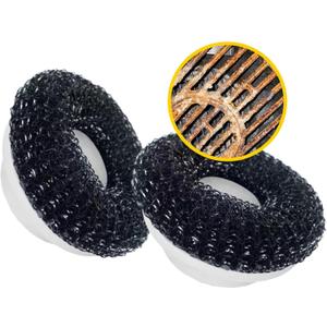 Steel Brush Heads (2 Units) for Electric Spin Scrubber | Designed for Heavy-Duty Cleaning Tasks