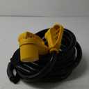 Camco Power Grip 50-Ft 50 Amp RV Extension Cord - Rated for 125/250 V/12,500 W - Features Copper 6/3 + 8/1-Gauge Wires for Superior Conductivity & Coated w/Heat-Resilient PVC (55199)