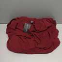 Womens Plus Size Maxi Dress Short Sleeve Square Neck Tie Front Smocked Empire Waist A Line Flowy Lace Trim Side Slit (Burgundy, 3XL)