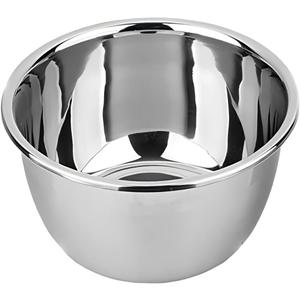 meleg otthon Stainless Steel Mixing Bowl, 23 Quart Salad Bowl, Metal Bowls, Stainless Steel Basin, Heavy Duty Deeper Edge Mirror Finish Dishwasher Safe Bowl, XL