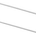 GeilSpace 3/8" OD 304 Stainless Steel Tube, 30 inch Length, Round Metal Weldable and Cuttable Pipe, Straight Metal Tubing for DIY Furniture, Industrial Decor and Construction (3/8"OD-30"-2PCS)