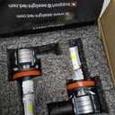 SEALIGHT H11 H8 H16 LED Fog Light Bulbs or DRL, Real 360° illumination Fog Bulbs, 6000K 400% Brightness Upgraded, H16 Front Fog Lamp, Non-polarity, Pack of 2, Plug&Play