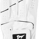 Mizuno 2020 Elite Golf Glove White/Black, Large, Left Hand