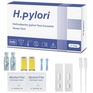 H Pylori Test Kit, Helicobacter Pylori Test Kit - Fast and Accurate, Self-Test at Home, Results in 10-15 Minutes, No Lab Visit Required, BB 2027/05/06 H Pylori Test Kit, Helicobacter Pylori Test Kit - Fast and Accurate, Self-Test at Home, Results in 10-15 Minutes, No Lab Visit Required, BB 2027/05/06
