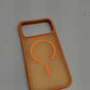 Miracase Magnetic for iPhone 17 Pro Max Case with Screen Protector [Compatible with MagSafe] Slim Thin Phone Case Military-Grade Protected for 17 ProMax Cover Bumper 6.9", Orange