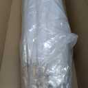 12 Pcs Wedding Umbrellas Bulk, 41 Inch Wedding Stick Umbrellas with Wooden Handle (White)