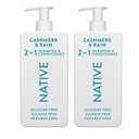 Native Cashmere & Rain 2N1 Shampoo & Conditioner Set 16.5 fl oz