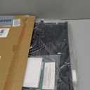 Babelio 26-43" No Bottom Bar Baby Gate for Babies, Elders and Pets, Mesh Gate with Large Walk Thru Door, One-Handed Open, Auto-Closing, Hardware Mount Safety Gate for Stairs and Doorways, Black