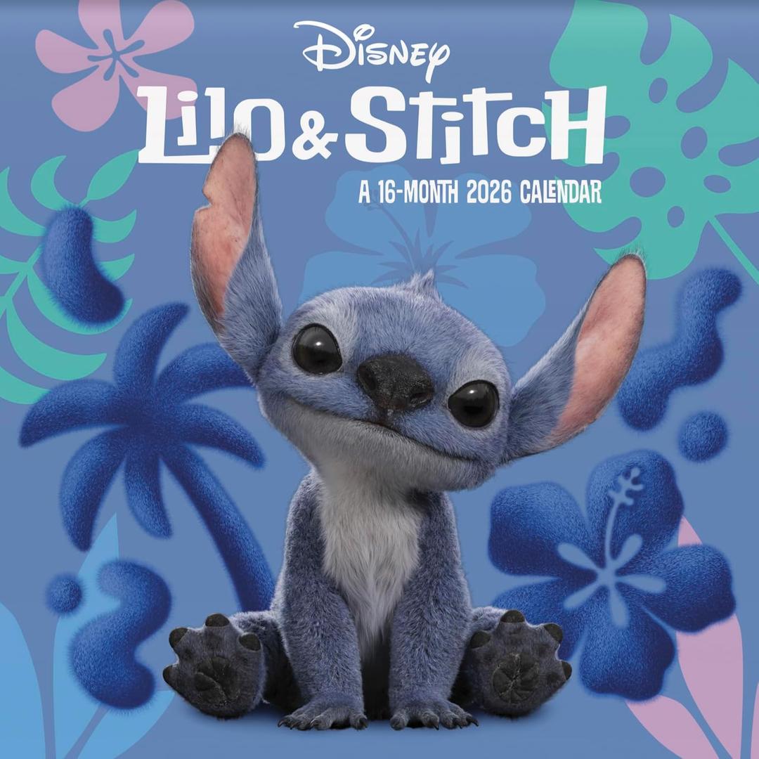 2026 Lilo and Stitch Live Action Wall Calendar
