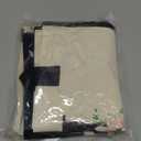 AYGE Personalized Initial Canvas Beach Bag Cosmetic Bags, Tote Bag, Makeup Bag, Gifts for Sister Mom Teacher Bridesmaid