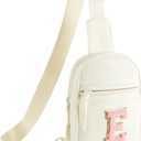 Birthday Gifts for 4 5 6 7 8 9 10 11 12 13 Year Old Girls, Graduation Gifts for Teens Kids Daughter Sister Her, Small Crossbody Sling Bag Cute Trendy Stuff | Cream, E