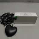 Tangxi Loud Vibrating Alarm Clock with Bed Shaker & RGB Night Light, Digital Alarm Clock with 7 Inch Large Mirror Display, 15-Color Modes, 3 Alarms, for Deep Sleepers, Seniors (White)