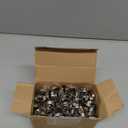 200 Pcs 3/4 Inch PEX Cinch Clamps, 304 Stainless Steel Crimp Rings Single Ear Hose Clamps for PEX Tubing Pipe Fitting Connections, Silver