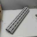 OTHWAY Large Shower Mat, 35.4 x 24 Inch No Suction Cup Shower Mat Non Slip, Quick Drain Shower Mats for Inside Shower, Heavy Duty PVC Shower Floor Mat, Curlable Shower Stall Mat (Light Grey)