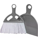 Dust Pan & Brush Set, Pak Of 2, Grey