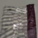 jinchan Striped Linen Kitchen Curtains 36 Inches Tier Curtains Farmhouse Modern Cafe Style Small Window Treatments Airy Light Filtering Rod Pocket for Living Room Bathroom 2 Panels Charcoal Grey