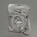 25FT Power Cord Compatible with Ring Spotlight Cam Pro(Battery), Stick Up Cam Battery, Plug-in/Stick up Cam Pro/RingTilt Indoor Cam,10W Ring Cable with Light DC Port & Type C Port (White-10W)