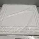 Art3d 12-Pack 2424 Inch PVC Waterproof Drop Ceiling Tiles for Home Dcor - 2x2 ft 3D Modern Ceiling Panel for Suspended Grid, White