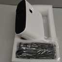 PANSEBA 1080P Mini Projector with Screen, Portable Home Theater Movie Projector with Two-Way Bluetooth, HDMI/USB Input for Smartphone/TV Stick, Ideal for Indoor & Outdoor Use, White