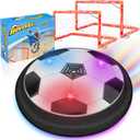 LED Hover Soccer Ball, Floating Soccer Set with 2 Goal Soccer, Indoor Soccer Game for Young Boys and Girls, Birthday Gifts for Young Kids, Toys Gifts for Ages 3-12