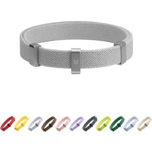 Safety Cat Collar - U.S. IDA Gold Awarding Design, Stretch Elastic Quick Release, Non Breakaway - Light Weight for Kitten, Neck Fit 5.9'-11.8' for All Small Large Cat,S(Glacier Silver)