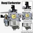HUAYI P19 Carburetor for Honda GX160 GX200 5.5HP 6.5HP 16100-ZH8-W61 16100-ZL0-W51 Predator 196cc 212cc 224cc OHV Engine